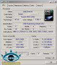 CPU-Z-Screenshot eines übertakteten AMD Phenom II X4 (Bild: VR-Zone)