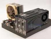 X58-Platine Asus Ramapge II Extreme mit Unterstützung für Drei-Wege-SLI und Quad-Crossfire. (Bild: PCGH)