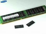 Samsungs neue 4-GBit-DDR3-Chips ermöglichen eine Verdopplung der bisherigen Kapazitäten pro Spiechermodul.