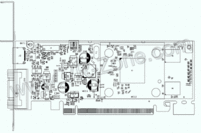 Schemazeichnung eine Grafikkarte auf Basis des GT218-Chips von Nvidia.