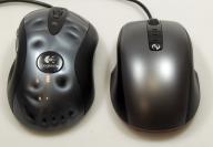 Microsoft Sidewinder X3 (rechts) gegen Logitech MX518 (links)