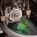 Wafer-Säge in der DRAM-Produktion von Micron