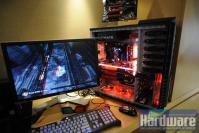 Evga P55-Platine im Betrieb