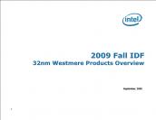 Präsentation: Clarkdale-Benchmark-Ergebnisse von Intel (1)