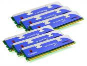 12 GiByte HyperX-Triple-Kits von Kingston in DDR3-1600 CL9
