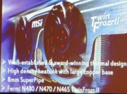 MSI will eine Geforce GTX 465 mit Twin-Frozr-II-Kühlung veröffentlichen.