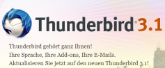 Thunderbird 3.1 mit schnellerer Suche und Filter-Toolbar erschienen