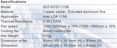 Technische Daten des Silverstone NT07-1156