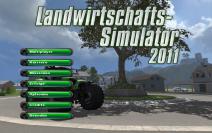 Landwirtschafts-Simulator 2011: Übersichtliches Menü