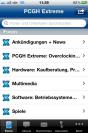 Foren-Übersicht in der PCGH-Extreme-App.