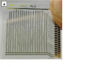 8-Bit-Mikroprozessor auf einer Kunststofffolie