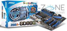 Bilder vom MSI Z68A-GD80 (B3) aufgetaucht