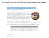 MSI preist volle Bulldozer-Kompatibilität für diverse AMD3-Mainboards an - allerdings datiert auf den 01. April