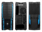 Silverstone Precision PS06 - Midi-Tower im blau-schwarzen Androiden-Design (1)