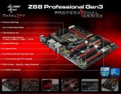 Auch das bereits erhältliche Asrock Z68 Professional Gen3 läuft mit Intels Ivy Bridge DT sowie PCI-E 3.0