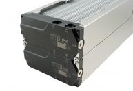 Aquacomputer Airplex Modularity System: Da die Verbindung zwischen zwei Radiatoren nur gesteckt wird, ist zwischen ihnen kein Abstand nötig.