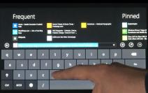 Erstmals hat Microsoft die neue Touch-Benutzeroberfläche von Windows 8 öffentlich vorgeführt.