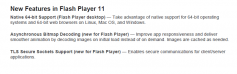 Flash Player 11 Beta mit 64-Bit-Unterstützung