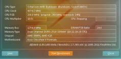 Bulldozer mit 1.254,8 MHz RAM-Takt DDR3-(2510)