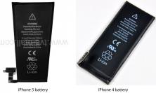Der Akku des iPhone 5 im Vergleich zum iPhone 4