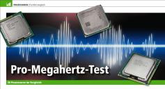 Pro-MHz-Leistung mit 30 CPUs geprüft - Vorschau auf PCGH 10/20