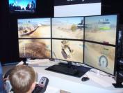 Der Samsung Syncmaster MD230X6 kombiniert sechs 23-Zöller etwa via Eyefinity für 2.800 Euro