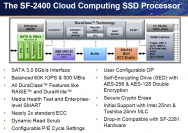 Sandforce mit neuem Controller für Cloud-Computing. 