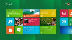 Der Hintergrund des Startbildschirms von Windows 8 im Metro-Design muss nicht immer gründ sein.