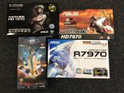 Herstellerkarten der Radeon HD 7970: Tendenziell etwas lauter als das Referenzdesign