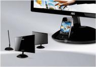 Cebit 2012: AOC plant die Vorstellung neuer USB- , iPhone- und 3D-Monitore. (1)
