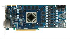 HD 7900: Bilder eines kostenoptimierten PCBs von Yeston mit AMD-Logo gesichtet. (1)