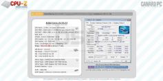 Der Intel Core i7-3770K wurde auf über sieben Gigahertz übertaktet. Ein Multiplikator von 63 sowie ein Bus-Takt von 112 MHz machen es möglich.