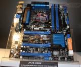 Serienmodell des MSI Z77A-GD65 auf der IT Partners Show gesichtet.