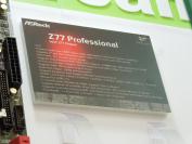 Cebit 2012: Asrock zeigt Mainboards mit Z77, H77, Q77 und B75-Chipsatz (1)