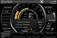 Evga Precision X mit Geforce GTX 680 Referenzkarte