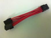EVGA zeigt PCI-Express Adapter-Kabel mit Sleeve - vorerst nur als Beigabe für ausgewählte Produkte