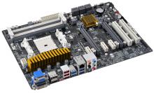 Elitegroup: Fünf neue Sockel-FM2-Mainboards enthüllt. Im Bild: das neue Flaggschiff A85F2-A Deluxe .