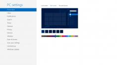 Windows 8 erlaubt eine Größere Auswahl an Farben und Mustern für den Startbildschirm