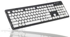Logitech K310: Wasserfeste Tastatur mit USB-Anschluss