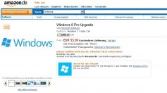 Windows 8: Amazon listet den Update-Preis
