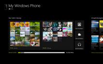 Sync-App für Windows Phone 8, Windows 8 und Windows 8 RT