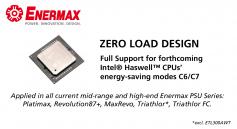 Neue Mid-Range und High-End Netzteile von Enermax unterstützen Intel-Haswell-CPUs