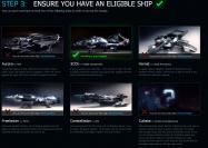 Star Citizen Schiffe im Hangar