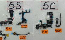 iPhone 5S und 5C: Ersatzteile im Bild
