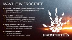 Johan Anderersson von DICE wird heute abend über die Grafikberechnung mit Mantle in Battlefield 4 sprechen, das die Frostbite 3-Enigne verwendet.
