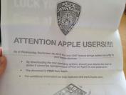 iPhone 5s und Co.: Polizei empfiehlt Update auf iOS 7