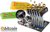 ASRock kündigt zwei Mainboards mit jeder Menge PCIe-Slots für Bitcoin-Mining an