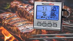 <strong>Bestseller mit 40 % Rabatt: Digitales Grill-Thermometer</strong> - so Steak, Lachs, Hähnchen &amp; Co. perfekt grillen