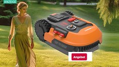 Echt kein Witz: Meistverkaufter Mähroboter von Worx bei Amazon kurz mit 487 Euro Rabatt