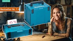 Makita räumt nach dem Amazon Prime Day auf: Bis zu satte 45 % Rabatt auf Makpac Systemkoffer